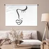 MuchoWow® Wandteppich Wandbehang Gesicht - Abstrakt - Produktbild-Vorschau 5