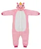 Pyjama Onesie Kigurumi Kostüm Verkleidung Rosa Einhorn XL: Produktbild-Vorschau 4