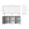 BEAUTYSOFA | Kommode ADEL 154 cm – Moderne Kommode mit 3 Produktbild-Vorschau 5