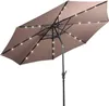 LED Gartenschirm mit LED, Sonnenschirm mit Produktbild-Vorschau 1