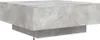vidaXL Table basse avec lampes LED gris béton 80x80x31 cm Voir les images du produit 12