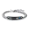 Partner Armband Set Edelstahl für Paare – Panzerkette mit Produktbild-Vorschau 9