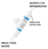 An LG water filter is shown diagonally on a white background with arrows and text indicating water flow direction and connection points. Anteprima dell’immagine prodotto