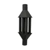 A black chimney pipe assembly with multiple outlets. Produktbild-Vorschau