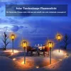96 LEDs Solarleuchten garten außen, 6 Stücke Solar Produktbild-Vorschau 2