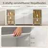 HOMCOM Kommode mit 1 Schublade, Sideboard mit Verstellbarem Produktbild-Vorschau 6