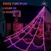 Spinnennetz-Lichter für Halloween-Dekorationen im Freien – Produktbild-Vorschau 5