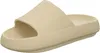 Sneakers Damen-Badepantolette Beige, Farbe:beige/schlamm, Produktbild-Vorschau 1