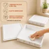 Pizza Lover 2x Pizzateigbox mit Deckel in weiß - Größe Produktbild-Vorschau 5