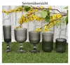 Agata 6x Rotweingläser grau 290ml Glas Relief Weißwein Produktbild-Vorschau 5