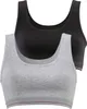 H.I.S. Bustier schwarz, grau-meliert Größe 40/42 Produktbild-Vorschau 1