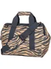 Cestovná taška - hnedá - modrá - 42 x 33 cm - polyester - Náhľad obrázku produktu 12