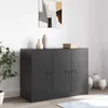 vidaXL Kredens czarny 99x39x73 cm stalowy Podgląd zdjęcia produktu 3