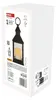 LED dekorace – lucerna antik černá blikající, 3x AAA, vnitřní, vintage, časovač Anteprima dell’immagine prodotto