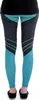 cosey - bedruckte bunte Leggins High Waist - Einheitsgröße Produktbild-Vorschau 3