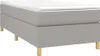 vidaXL Boxspringbettgestell Hellgrau 80x200 cm Stoff Produktbild-Vorschau 1