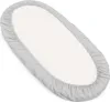 Pastel Grey Spannbettlaken mit Gummiband 80x40cm Produktbild-Vorschau 2