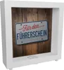 Für den Führerschein Rahmen Spardose aus Holz als Produktbild-Vorschau 1
