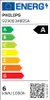An energy efficiency label for a Philips light bulb. Produktbild-Vorschau