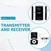 A collage-style image showcasing a Retekess T130-T131 transmitter and receiver set, with detailed close-ups of each device and descriptive text. Anteprima dell’immagine prodotto