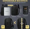 Delgeo Reise Laptop Rucksack für Männer, wasserdichtes Produktbild-Vorschau 2