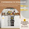 COSTWAY Koffiebar kast in landelijke stijl met Productafbeelding-voorbeeld 6