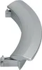 A single washing machine door handle, silver-gray in color, shown against a white background. Produktbild-Vorschau