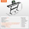 VEVOR 88-Tasten-Klappklavier, Bluetooth und MIDI, tragbares Produktbild-Vorschau 7