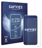 A product box and a screen protector for a smartphone. Produktbild-Vorschau