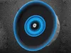 A close-up view of a single anti-vibration pad for a washing machine. Voir les images du produit