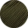 A close-up view of dark olive green yarn. Produktbild-Vorschau