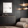 NEWROOM Tapete Schwarz Vliestapete Paneel - Holztapete Produktbild-Vorschau 1