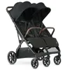 DERYAN Luxe Rolo X2 XL V2 Dvojitý Kočík - Čierny Náhľad obrázku produktu 1