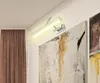 LED Bad- Spiegellampe mit Schalter verstellbar Chrom 37cm Produktbild-Vorschau 5