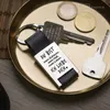"Du bist mein Halt" Rectangle-Schlüsselanhänger mit Gravur Produktbild-Vorschau 5