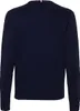 Maglione Tommy Hilfiger blu navy con scollo rotondo Anteprima dell’immagine prodotto 11
