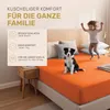 Lavea® Topper Spannbettlaken 90x200 cm - 100x200 cm, Maya Produktbild-Vorschau 5