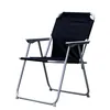 2 Stück Campingstuhl Stoff Oxfort Metall Schwarz Produktbild-Vorschau 2