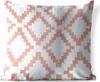 MuchoWow® Outdoor Kissen - Block - Rosa - Muster - 60x60 cm Produktbild-Vorschau 1