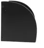 A black desk organizer is shown against a white background. Podgląd zdjęcia produktu