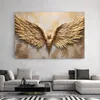 ARTHUB® Leinwandbild 80x120 cm, Beautiful Gold Wings | Produktbild-Vorschau 10