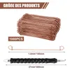 Clanmacy Filo per cemento armato 1,0 x 100 mm (1000 pezzi) Anteprima dell’immagine prodotto 2