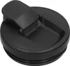 A black flip-top lid for a blender cup. Produktbild-Vorschau