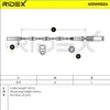 RIDEX ABS Sensor Raddrehzahl Hinten Rechts Hinten Links für Produktbild-Vorschau 7