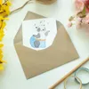 Mr. & Mrs. Panda Klappkarte Panda Bauchtanz - Weiß - Produktbild-Vorschau 3