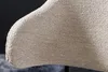Design Stuhl VOGUE greige Bouclé schwarze Metallbeine Produktbild-Vorschau 6