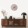 Wanduhr - Rund - Glasuhr - Stück Linie Frau - 40x40cm - Produktbild-Vorschau 7