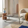 sweeek - Vintage Couchtisch aus verchromtem Stahl und Produktbild-Vorschau 5