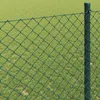 Recinzione a maglie metalliche verde vidaXL Anteprima dell’immagine prodotto 7