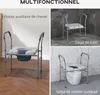 HOMCOM Siège de toilette percé multifonctionnel 4 en 1 avec Voir les images du produit 3